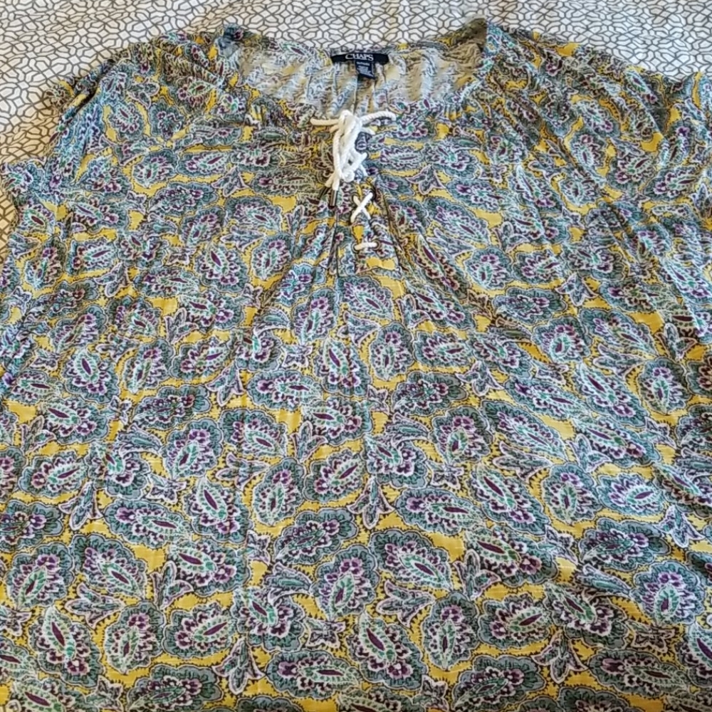 Cap sleeved plus size shirt